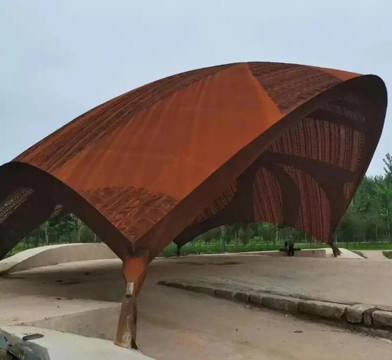 汨罗耐候钢板精神堡垒