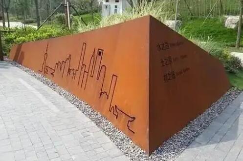 汨罗耐候钢挡土墙